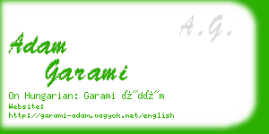 adam garami business card